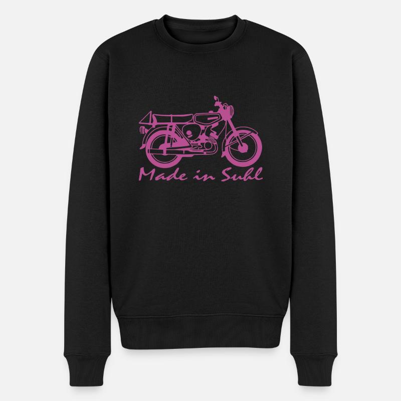 Simson S51 Made in Suhl - Männer Premium Bio Pullover - Schwarz