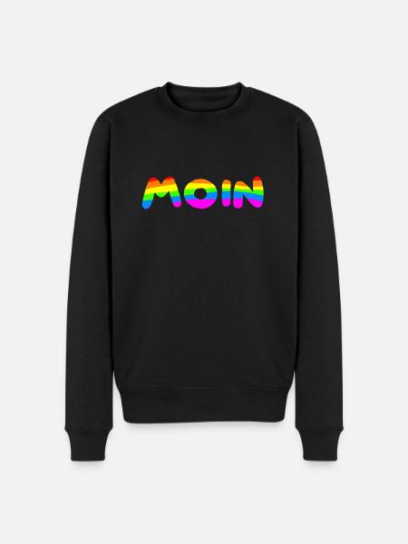 MOIN - Männer Premium Bio Pullover - Schwarz