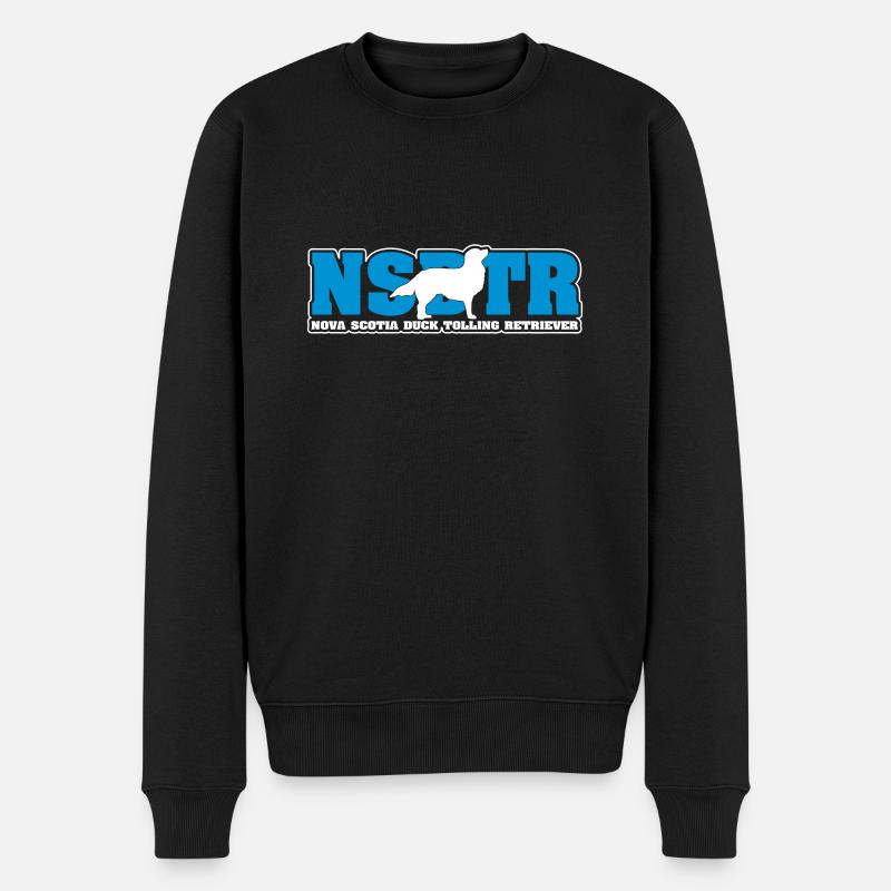 NOVA SCOTIA DUCK TOLLING RETRIEVER NSDTR - Männer Premium Bio Pullover - Schwarz