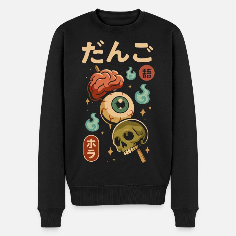 Dango d'horreur japonais - Pull Premium bio Homme - noir