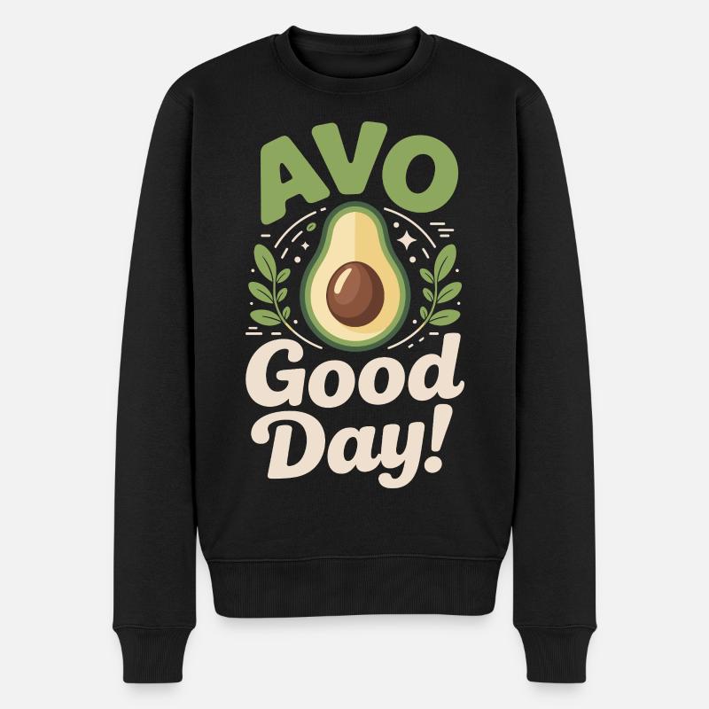 Avo Bonne Journée - Pull Premium bio Homme - noir