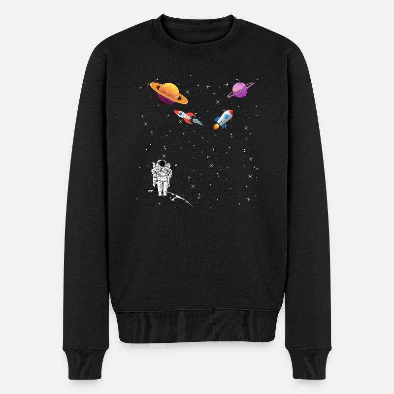 Space Space Missiles Spatial Astronaute - Pull Premium bio Homme - noir
