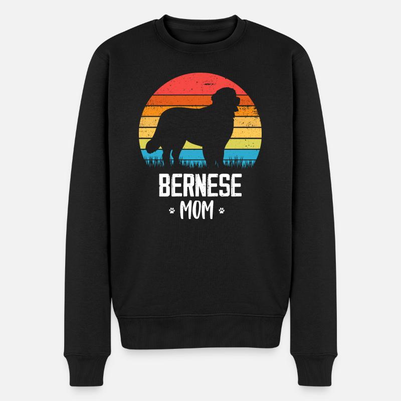 Berner Sennenhund - Männer Premium Bio Pullover - Schwarz