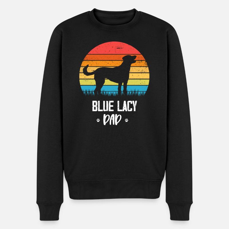 Lacy bleue - Pull Premium bio Homme - noir