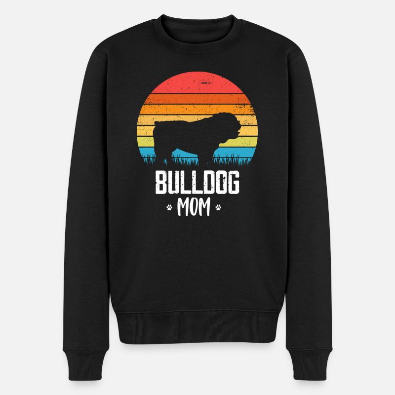 Race de chien bouledogue - Pull Premium bio Homme - noir
