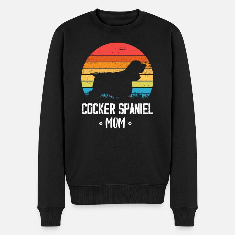 Cocker Spaniel - Männer Premium Bio Pullover - Schwarz