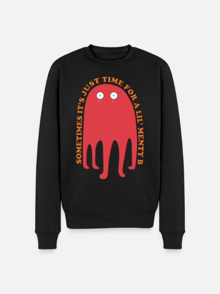 Doodles Funny Graphic - Men's Premium Organic Jumper - black
