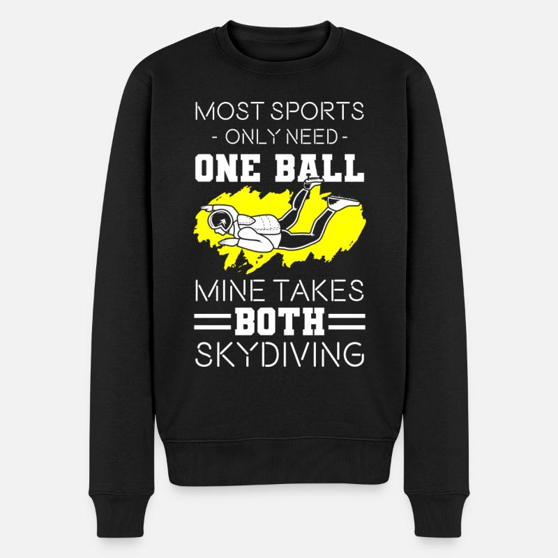 Skidiving Parachute Ascensionnel Aviation - Pull Premium bio Homme - noir