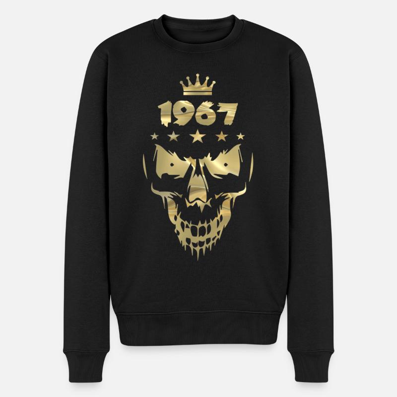 Skull Gold (1967) - Pull Premium bio Homme - noir