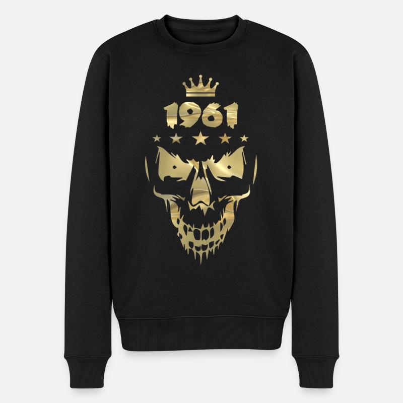 Skull Gold (1961) - Pull Premium bio Homme - noir