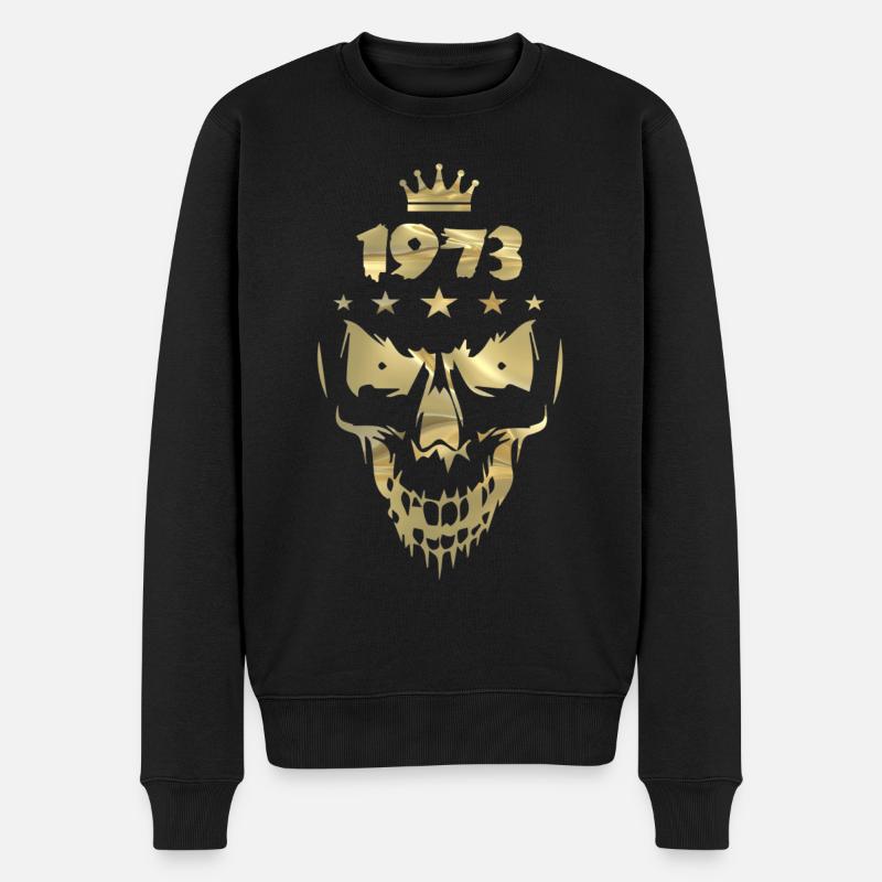 Skull Gold (1973) - Pull Premium bio Homme - noir