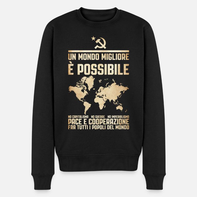 Un monde meilleur 2 - Pull Premium bio Homme - noir