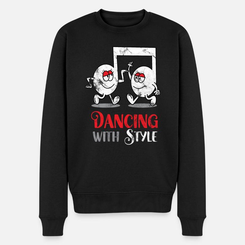 Danseur dansant Dicton - Pull Premium bio Homme - noir