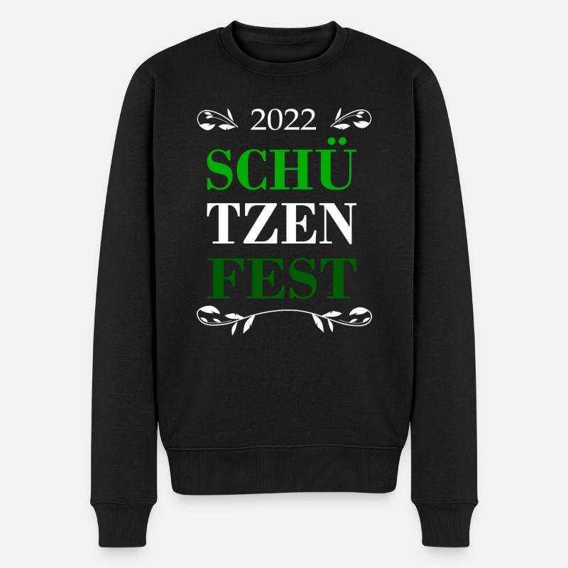 2022 Schützenfest Design - Männer Premium Bio Pullover - Schwarz