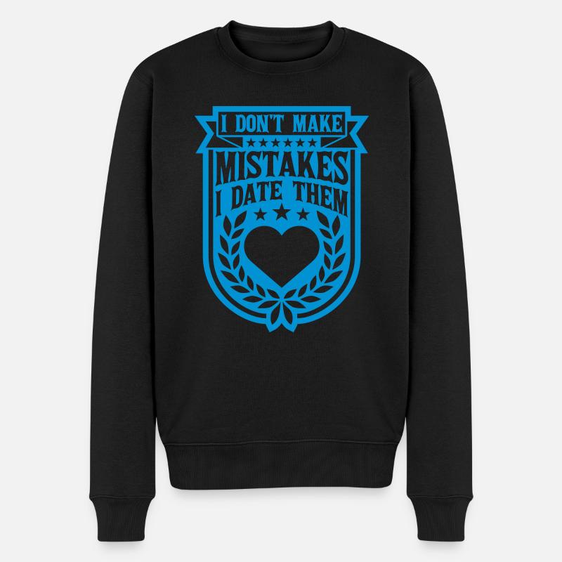 Date Erreurs Citation Logo - Pull Premium bio Homme - noir