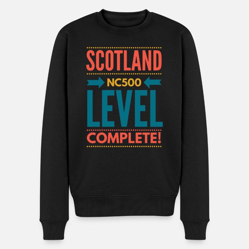 Schottland NC500 - Männer Premium Bio Pullover - Schwarz