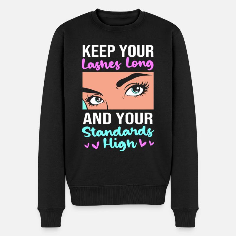 Kosmetikerin Make-up Kosmetik - Männer Premium Bio Pullover - Schwarz
