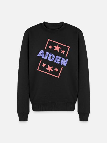 Birthday Aiden - Men's Premium Organic Jumper - black