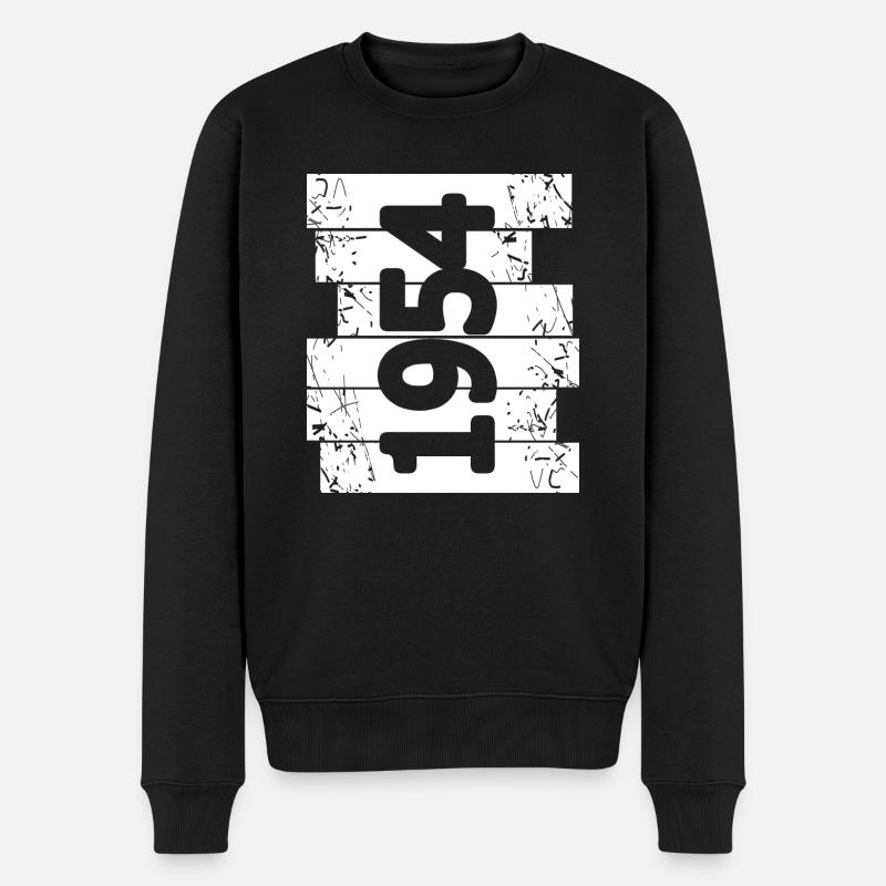 Parents 1954 - Pull Premium bio Homme - noir