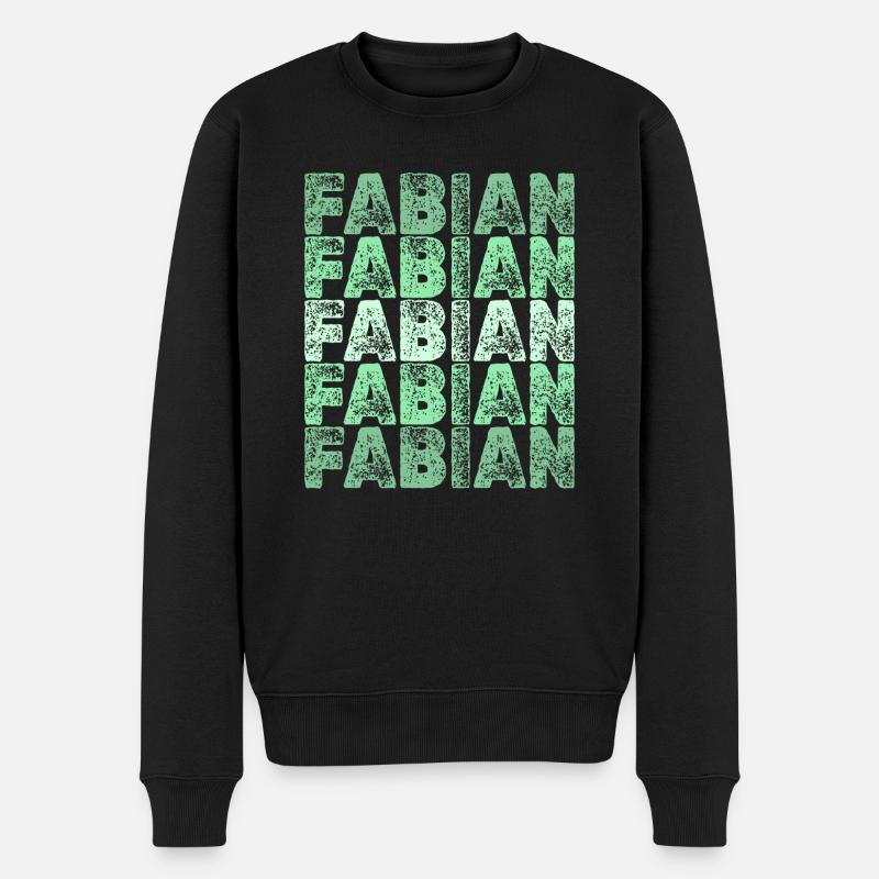 Cadeau pour Fabian - Pull Premium bio Homme - noir