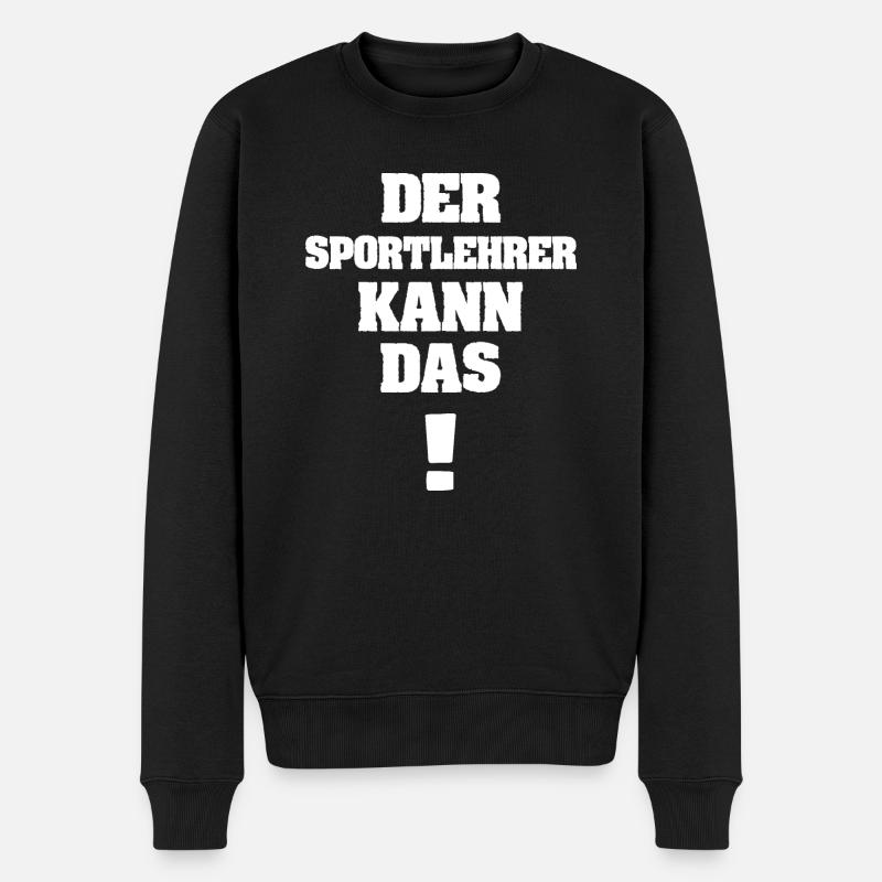 Gymnaste - Pull Premium bio Homme - noir