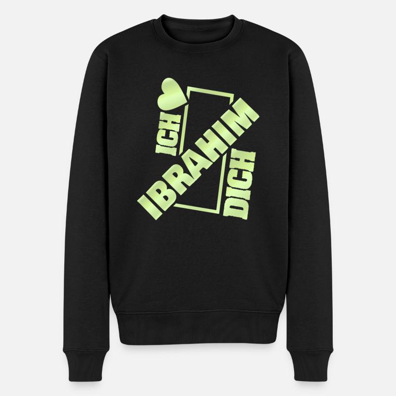 Couple Ibrahim - Pull Premium bio Homme - noir