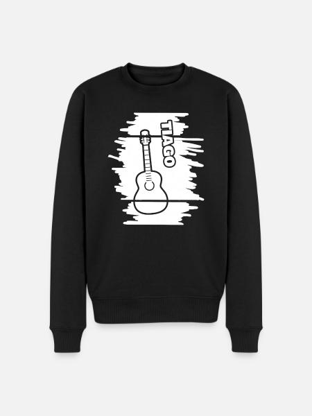 Tiago as Guitar - Men's Premium Organic Jumper - black