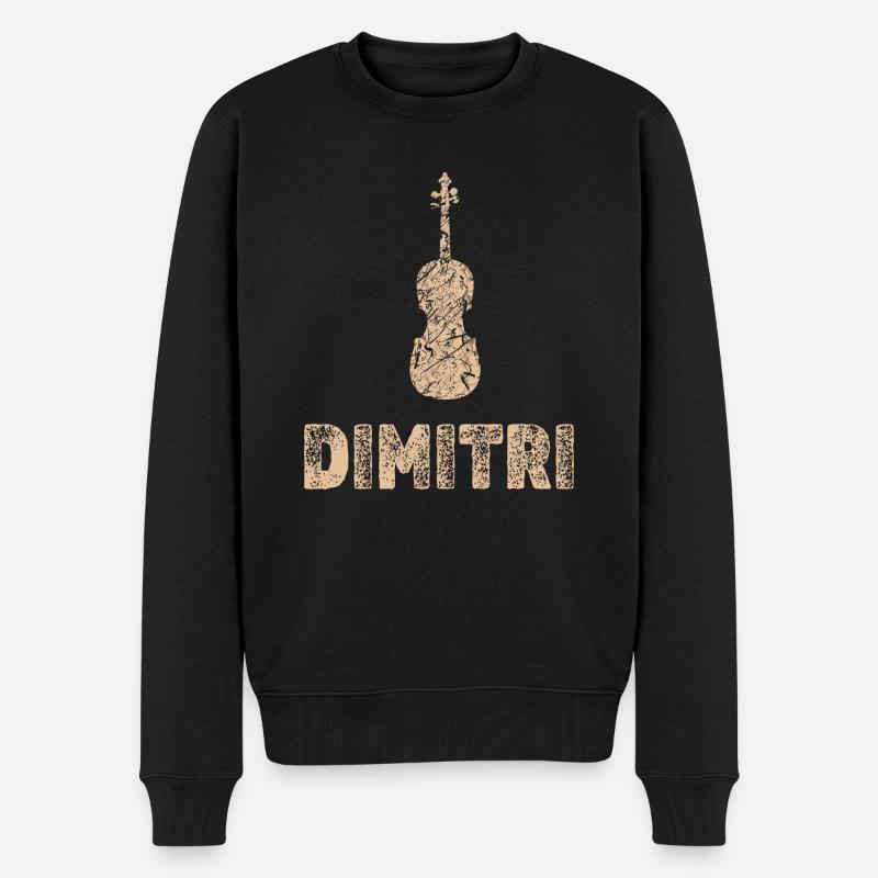 Viola Dimitri - Pull Premium bio Homme - noir