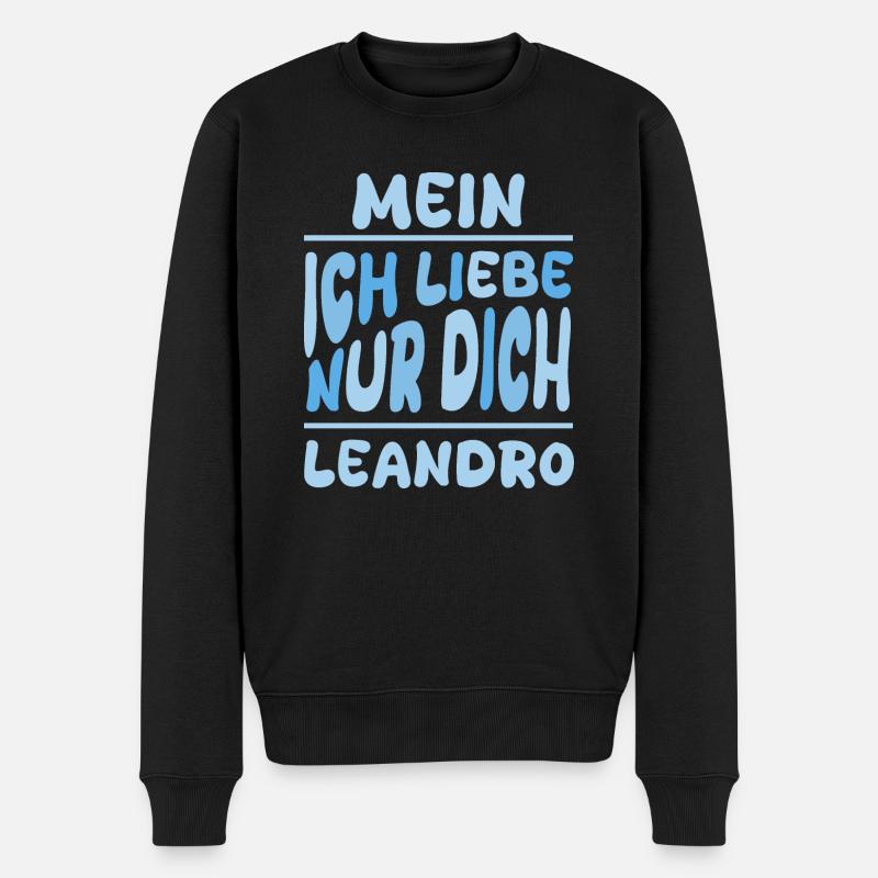 Cadeau pour Leandro - Pull Premium bio Homme - noir