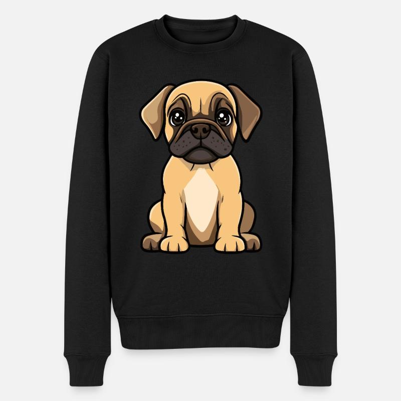 Bullmastiff Chien Mignon - Pull Premium bio Homme - noir