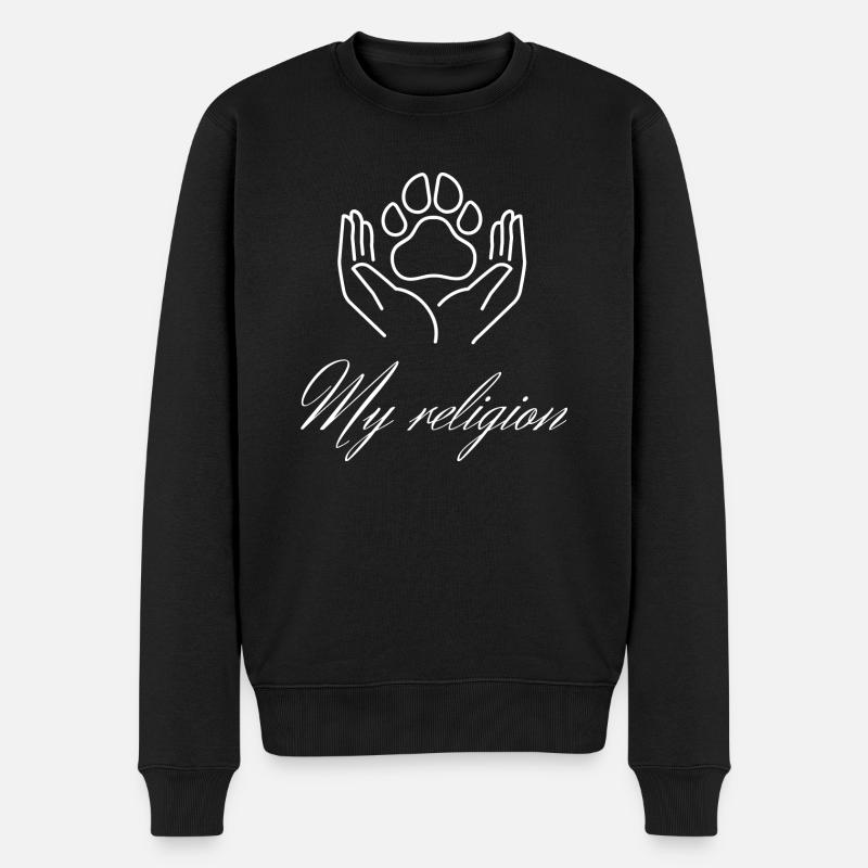 Ma religion - Pull Premium bio Homme - noir