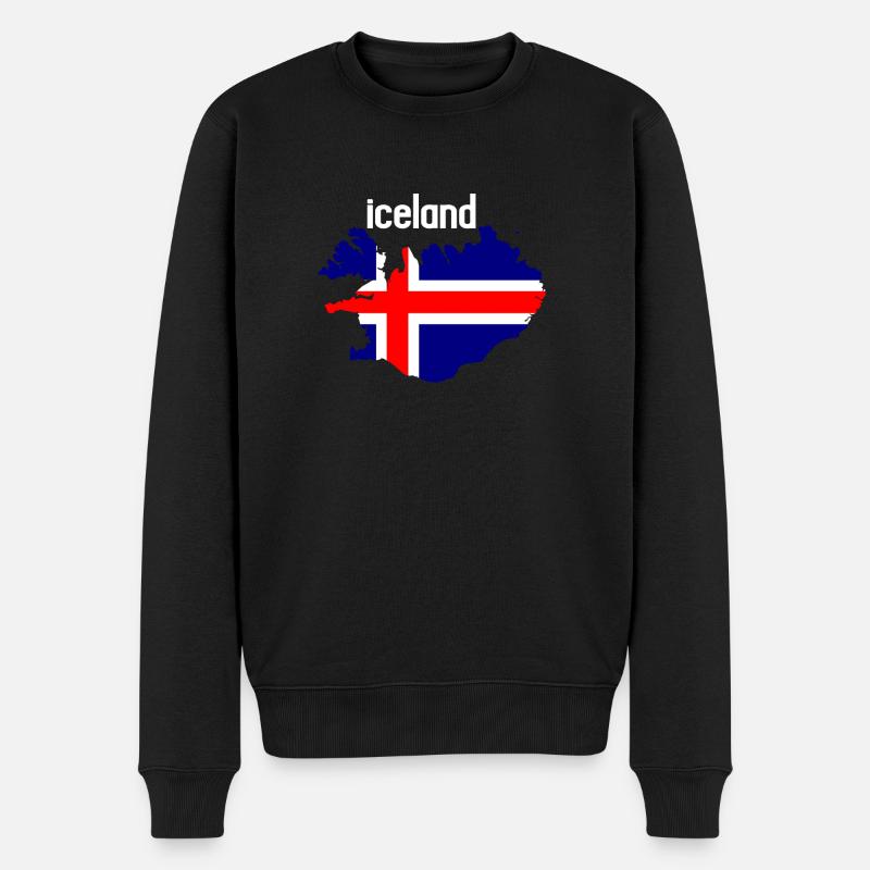 Iceland - Pull Premium bio Homme - noir