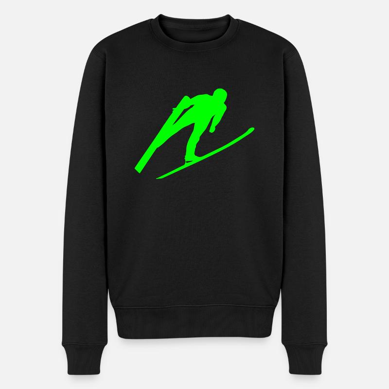 ski jumping - ski flying - Pull Premium bio Homme - noir