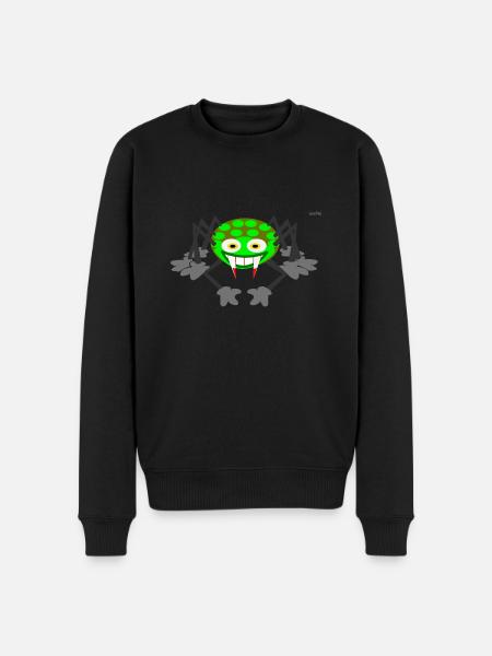 Vampire spider - Men's Premium Organic Jumper - black