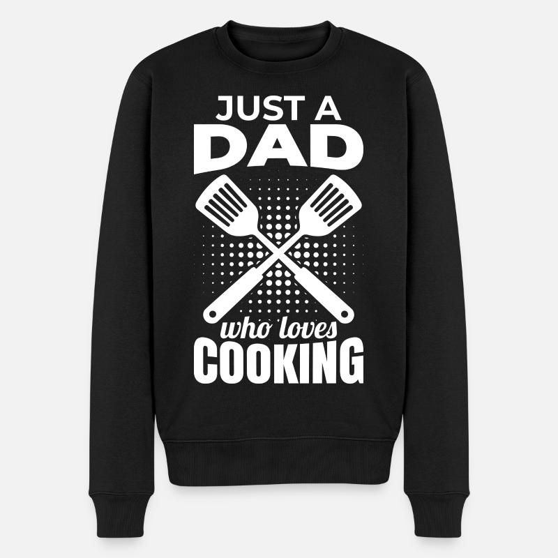 Papa Cuisinier - Pull Premium bio Homme - noir