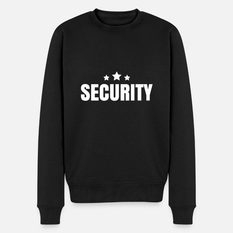 Sécurité Portier Sécurité - Pull Premium bio Homme - noir