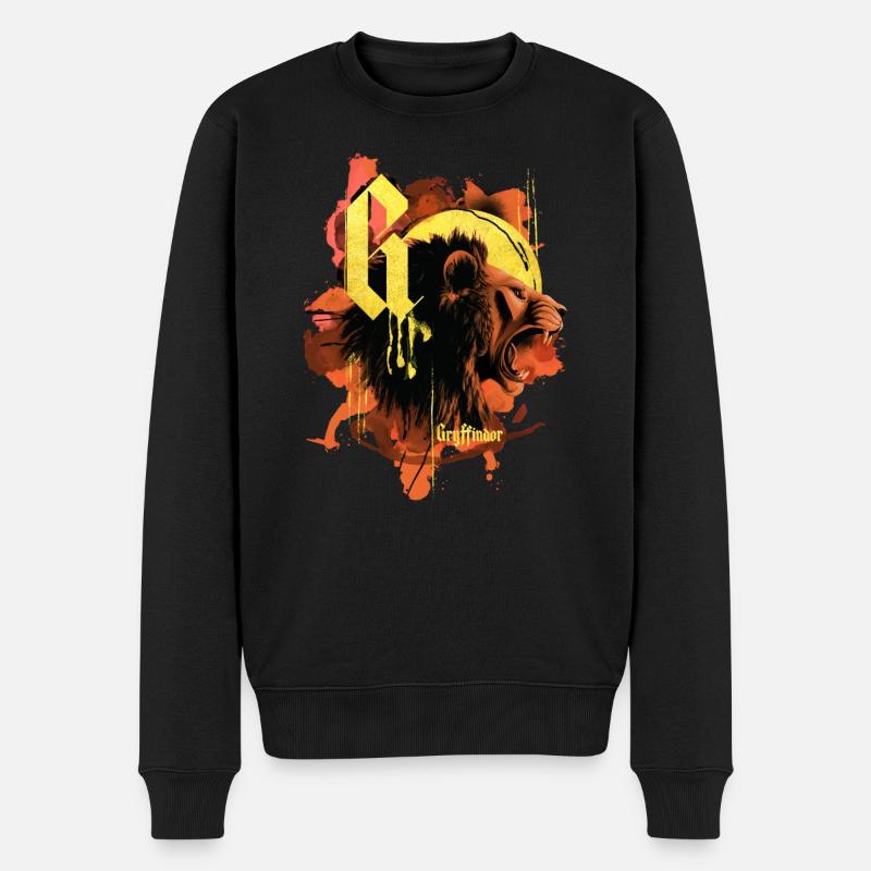 Harry Potter Lion Gryffondor - Pull Premium bio Homme - noir