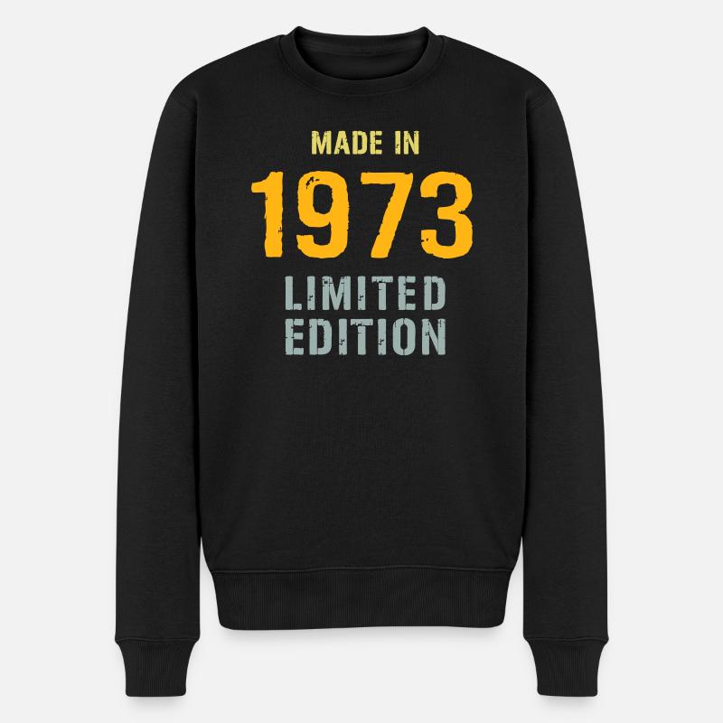Année de naissance 1973 - Pull Premium bio Homme - noir