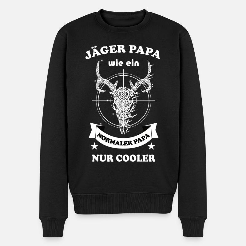 Chasseur Papa - Pull Premium bio Homme - noir