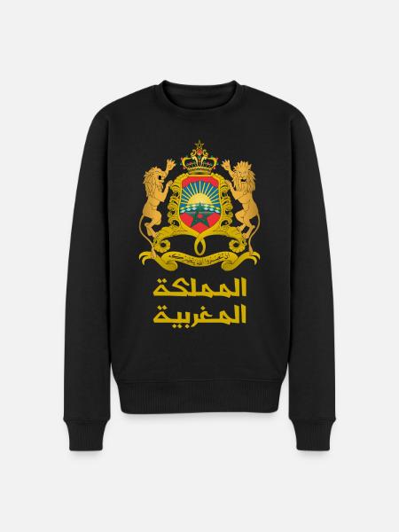 Royaume du Maroc - Pull Premium bio Homme - noir