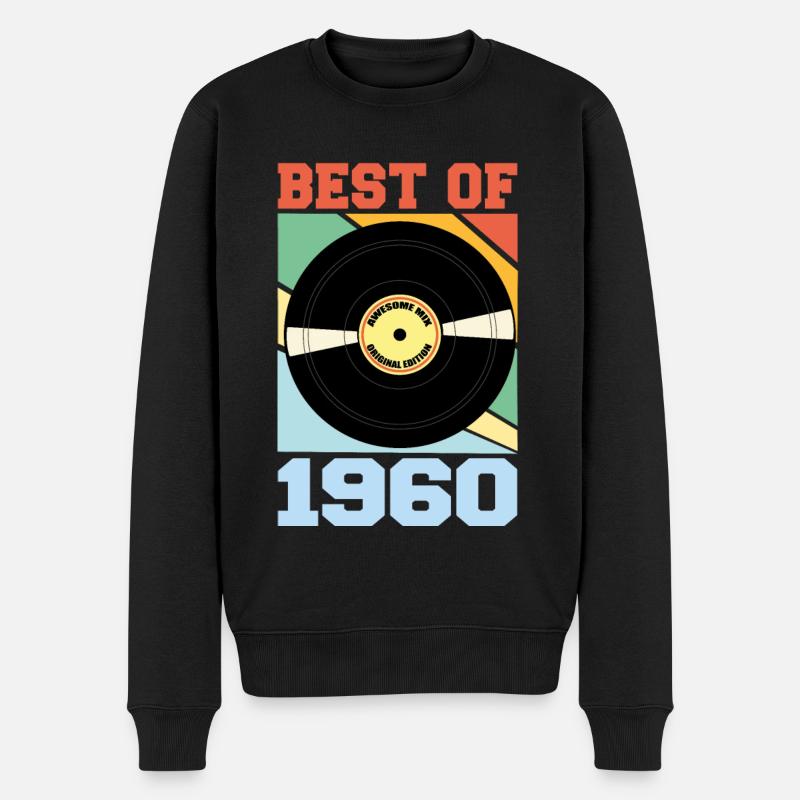 Le meilleur de 1960 - Pull Premium bio Homme - noir