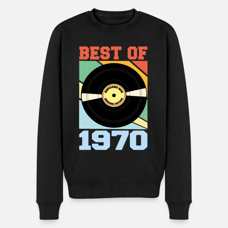 Le meilleur de 1970 - Pull Premium bio Homme - noir