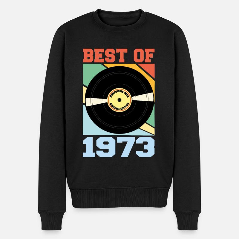 Le meilleur de 1973 - Pull Premium bio Homme - noir