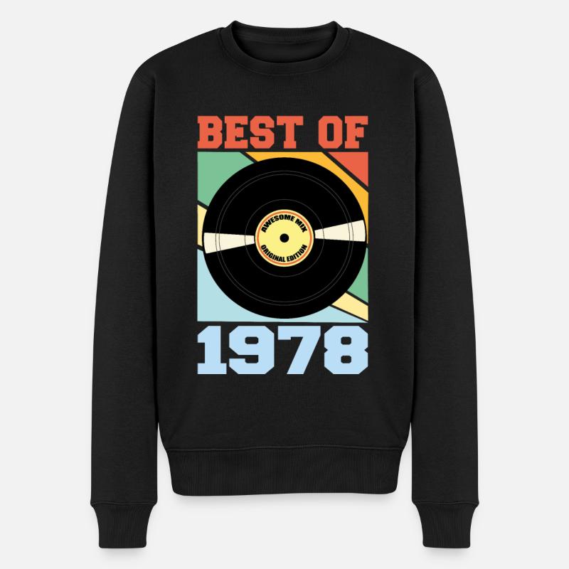 Le meilleur de 1978 - Pull Premium bio Homme - noir