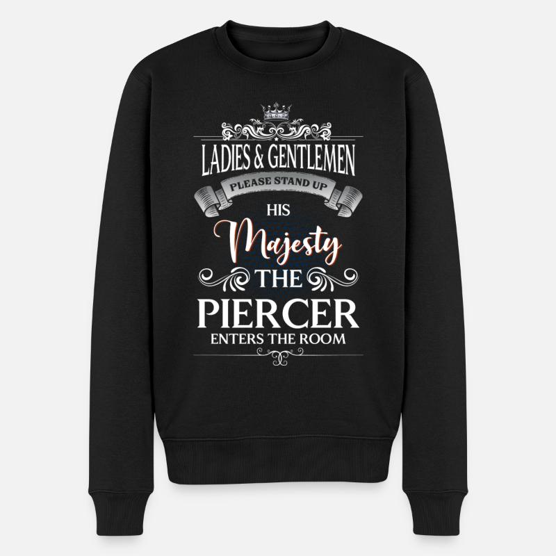 Douleur du perceur - Pull Premium bio Homme - noir