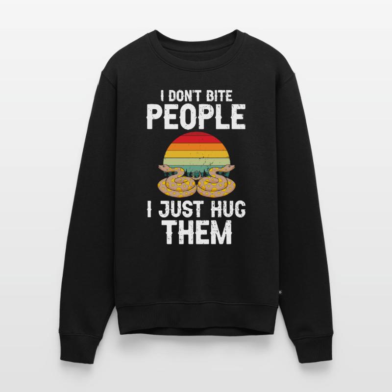King python design for snake lovers Men's Premium Organic Jumper