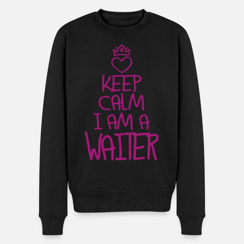 Best Kellner ever Kellner Geschenk - Männer Premium Bio Pullover - Schwarz
