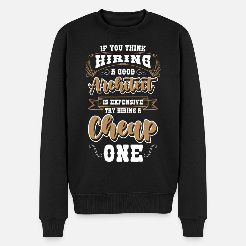 Architecture - Pull Premium bio Homme - noir