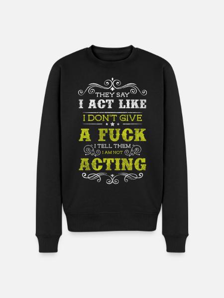 Devise antisociale des rebelles - Pull Premium bio Homme - noir