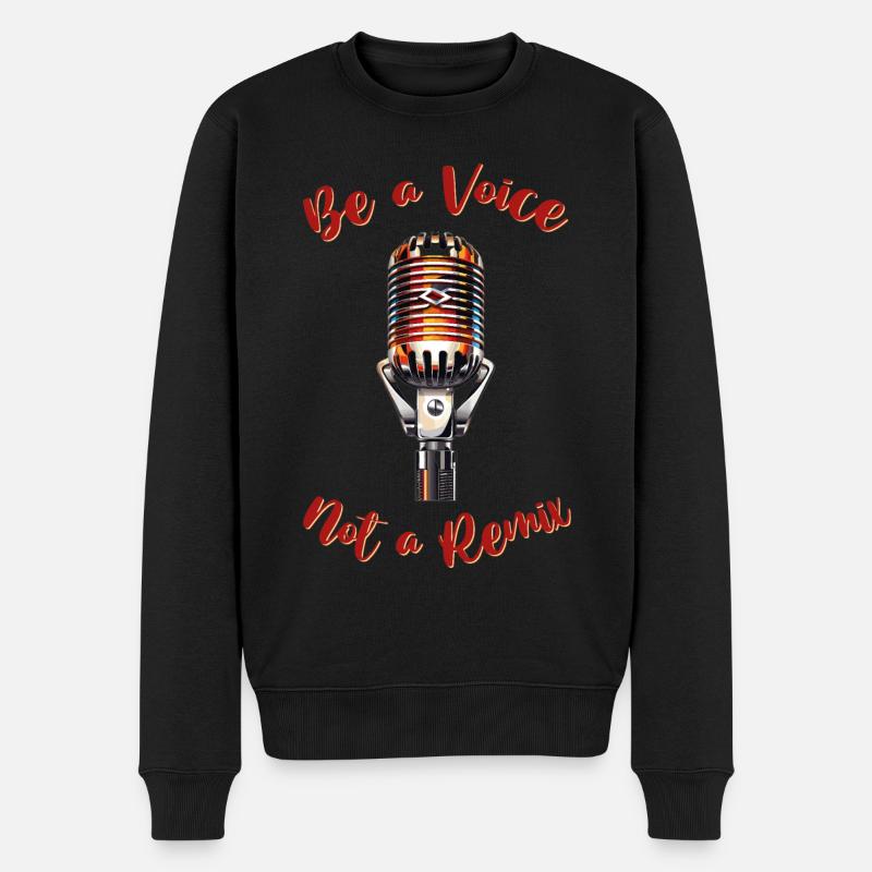 Ma voix - Pull Premium bio Homme - noir